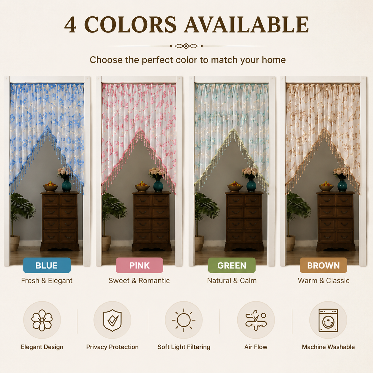 🎉 2026 Sale — Over 15,000 Sold! 🚪 Boho Charm for Your Door – No Tools, No Drilling, Pure Elegance! 🌸