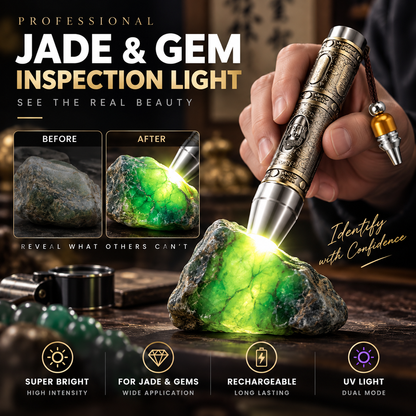 💎 LIMITED-TIME 50% OFF! 🔦 Multifunctional Gemstone Appraisal Flashlight – Triple Light, Penetrating, Rechargeable ⚡