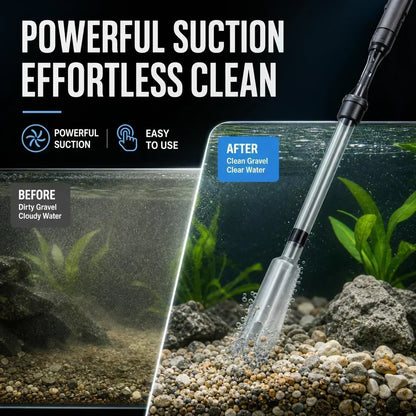 🔥Battery-Powered Aquarium Gravel Cleaner & Water Changer