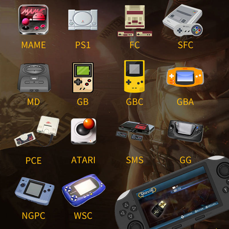 SF3000 Portable Handheld HD Gaming Console Set