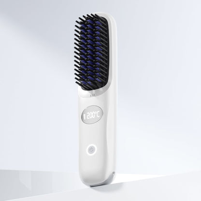 🎄Christmas Sale 49% OFF🔥2-in-1 Straightening & Cordless Hair Straightener with LED Display