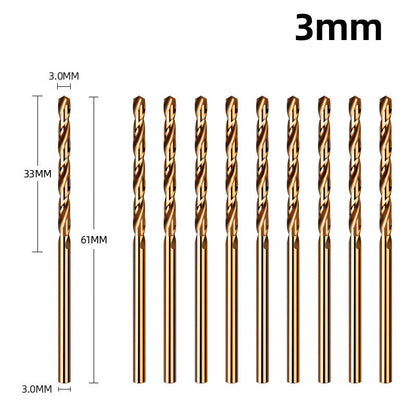 🔩 50% OFF NOW! ✨ Twist Drill Bits for Stainless Steel - Titanium Coated & Split Point Design for Precision Drilling in Metal & Wood 🛠️⚡