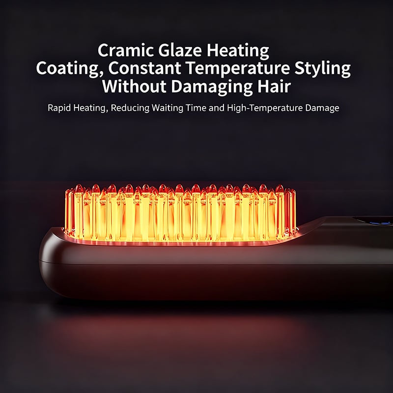 🎄Christmas Sale 49% OFF🔥2-in-1 Straightening & Cordless Hair Straightener with LED Display