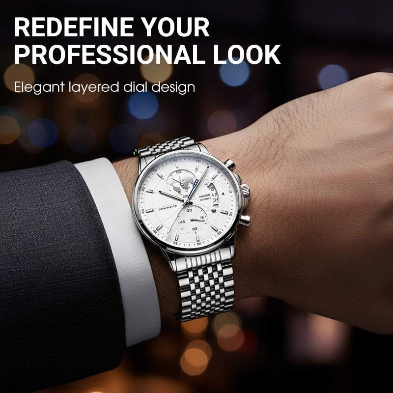 Men’s Luminous Waterproof Quartz Watch