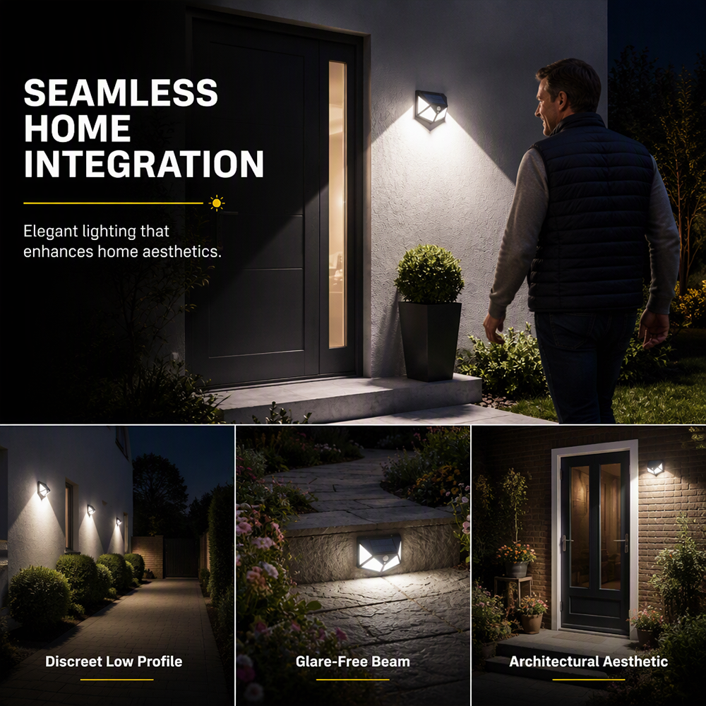 🏠🛡️ IP65 Waterproof & Motion-Activated — Perfect for Gardens, Walls & Pathways 💪