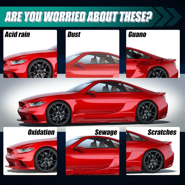 🚗3 in 1 High Protection Quick Car Coating Spray
