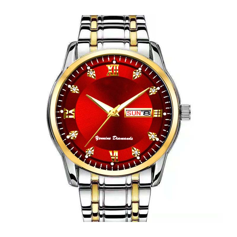 Men's Two-Tone Waterproof Luminous Watch
