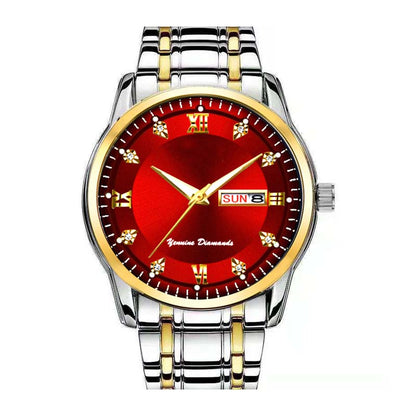 Men's Two-Tone Waterproof Luminous Watch
