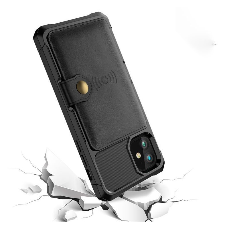 Shockproof Wallet Case with Card Holder