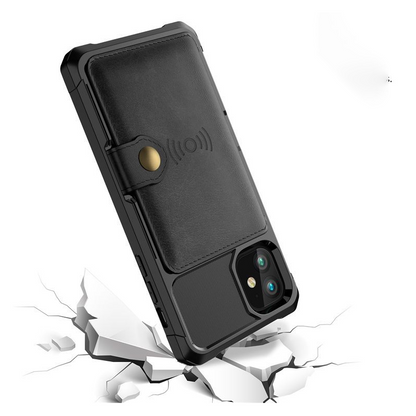 Shockproof Wallet Case with Card Holder