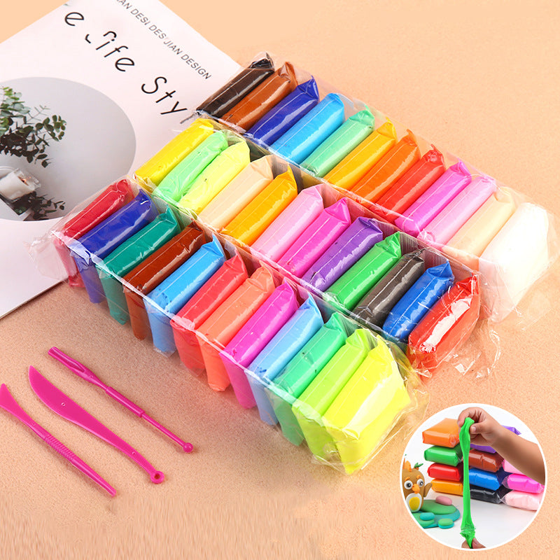 🎨 BUY 2 GET 1 FREE! 🎁 36-Color Ultra Light Clay – Safe, non-toxic & soft – Perfect for kids' creativity & craft projects 🌈