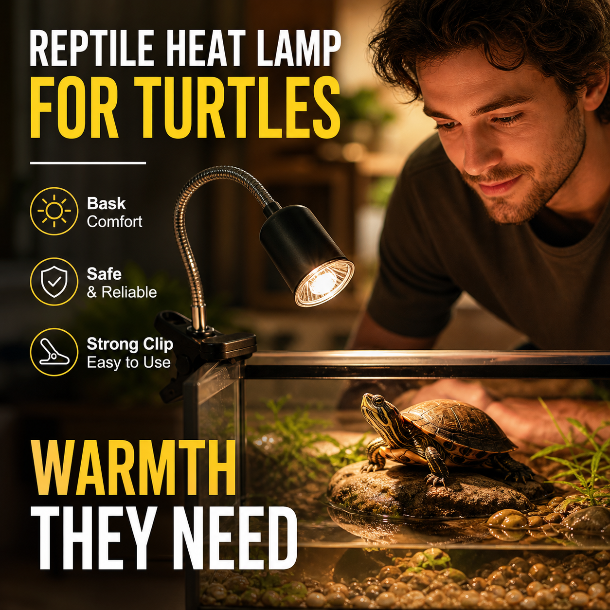 Reptile Heat Lamp for Turtles