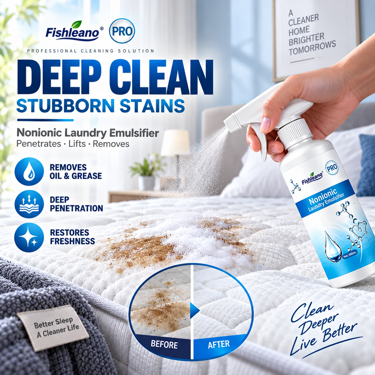 ✨Clothing emulsifier, Non-Ionic Laundry Pre-Treatment