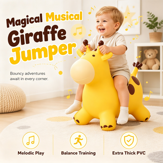🧸 Kids Giraffe Hopper – Fun Bouncing Toy for Balance & Active Play