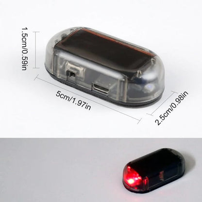 🚨☀️ Solar Car Security Warning Light – Automatic Night Flashing LED