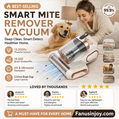✨️Surprise 50% off！👩🏻‍⚕️👨🏻‍⚕️Eliminate invisible dirt！Mattress Vacuum Cleaner for Dust Mites Removal