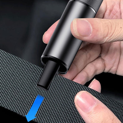 ❄️Summerfresh 50% OFF!🚗2-in-1 Car Emergency Escape Tool – Spring-Loaded Tempered-Glass Window Breaker & Seatbelt Cutter