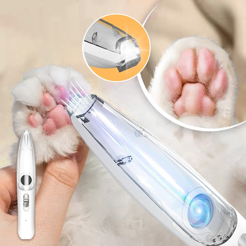 🐾✨ Cordless Pet Grooming Clippers with LED Light – 2-Speed Rechargeable Trimmer for Dogs & Cats