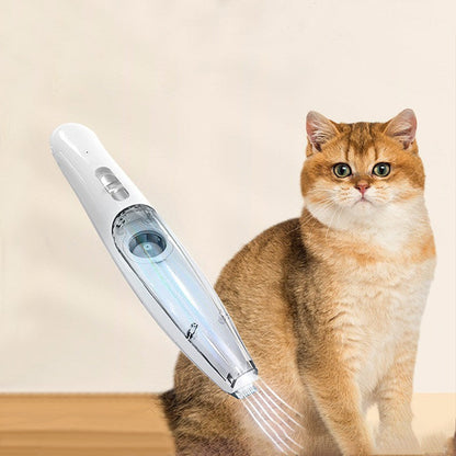 🐾✨ Cordless Pet Grooming Clippers with LED Light – 2-Speed Rechargeable Trimmer for Dogs & Cats