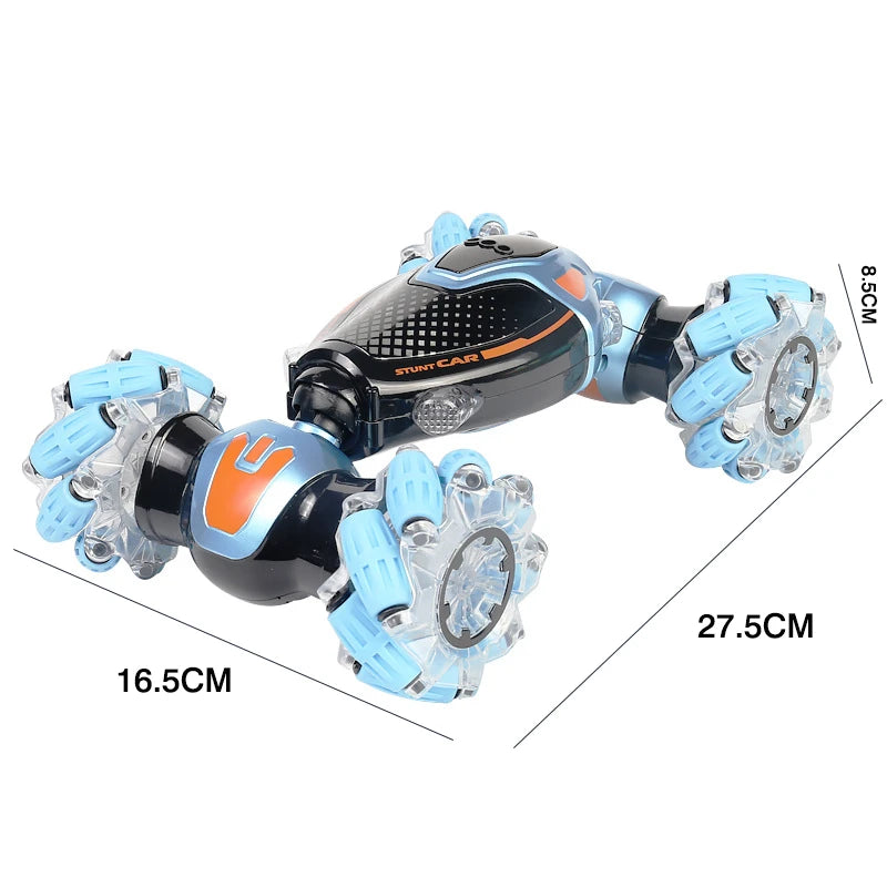 🚗🎮 Gesture Control RC Stunt Car – Dual Mode with 360° Spins & LED Lights