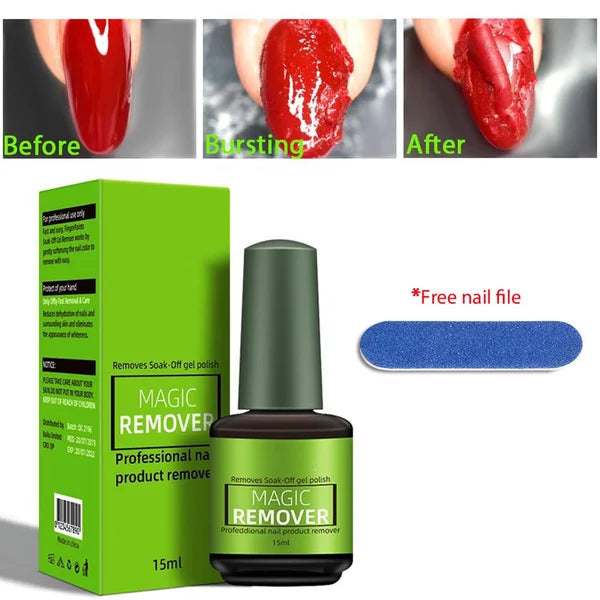 💅 Buy 1 Get 1 Free! ✨ Upgraded Magic Nail Polish Remover – Fast‑Acting, Gentle, Travel‑Ready 🌿