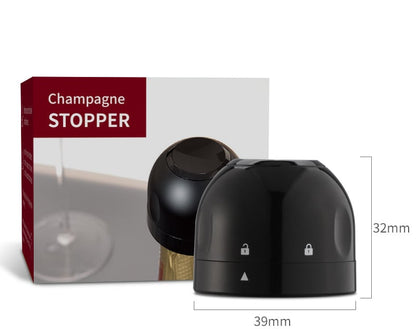 🎉 2026 Sale — Over 29,000 Sold! 🍾 Wine & Champagne Stopper – Twist-Lock Seals Freshness, Keeps Bubbles Alive for Days! 🥂