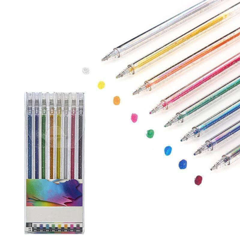 💥 Last Day! Special Sale 🎁Glitter Gel Pen Set – Smooth Writing 🎨
