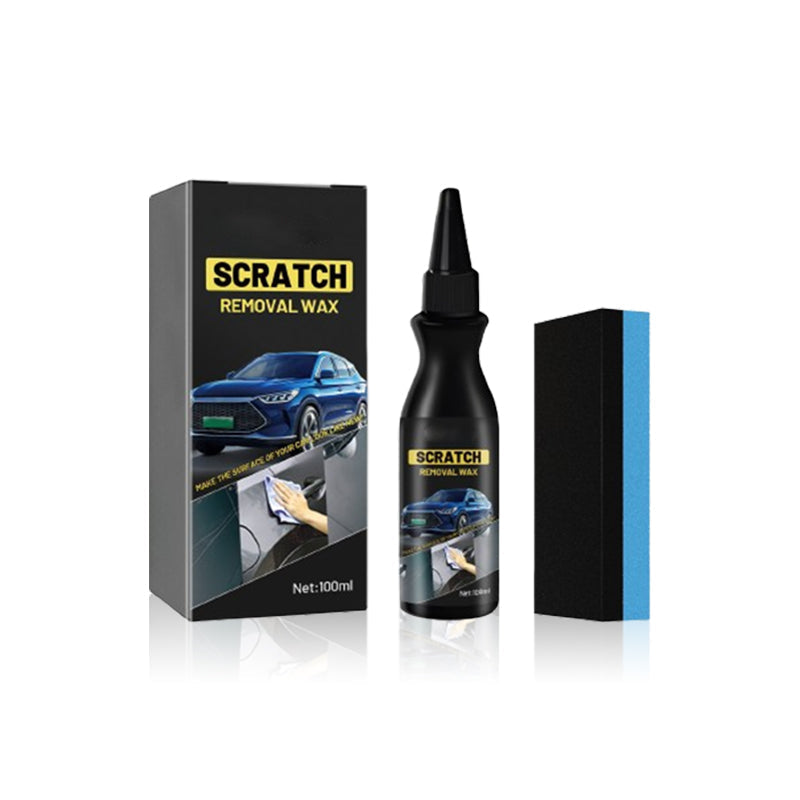 🚗50% OFF NOW! Effective Car Scratch Remover with Sponge – Paint Restorer Polish Wax, Easy to Use Auto Scratch Repair Kit for Minor Scuffs, Swirl Marks & Paint Gloss Renewal