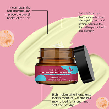 💝Deeply moisturizes, nourishes, and repairs 💝3-in-1 Hair Mask