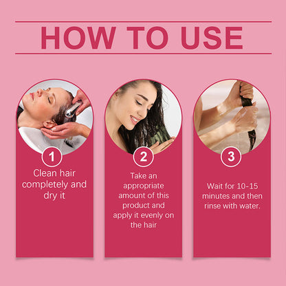 💝Deeply moisturizes, nourishes, and repairs 💝3-in-1 Hair Mask