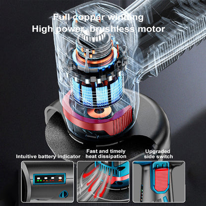 🛠️ 50% OFF NOW ! ⚡ Compact Brushless Grinder – Brushless Power, Efficient Performance & Portable Design🔩