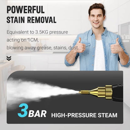 2500W High-Pressure Steam Cleaner – 6 Speeds & 1L Tank