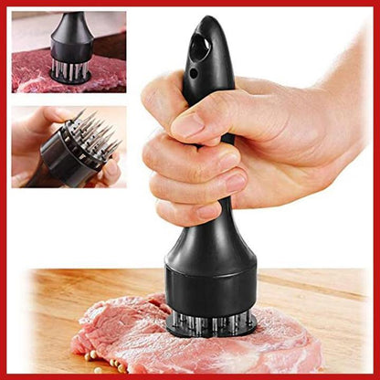 ⏳Time-Limited Special⏰Stainless Steel Meat Tenderizer Needle – 21 Blades, Fast Marinade, Easy Clean 🔪