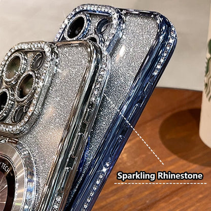 🎁2026 HOT SALE🎉💝Glitter Rhinestones Magnetic iPhone Case with Invisible Stand