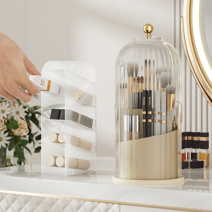 🌸 Sliding Lid Toothbrush Organiser – Wall-Mounted, Dustproof & Perfect for Compact British Bathrooms & En-Suites 🏠✨