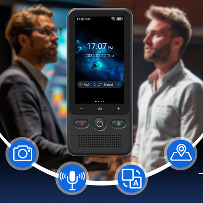 📢📢 50% OFF!! ⏰📲 2-in-1 Portable Translation Device – Real-time translation, 🌍 138 offline languages, 🔋 Ultra-long battery life | Perfect for world travelers ✈️