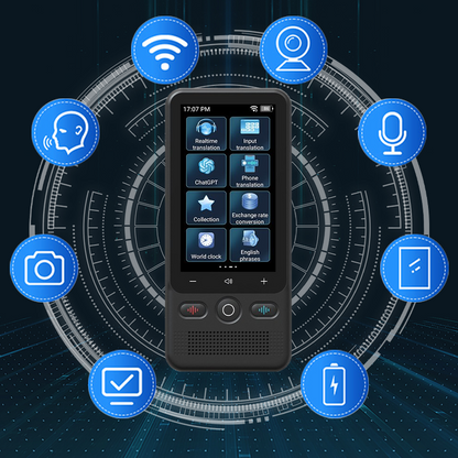 📢📢 50% OFF!! ⏰📲 2-in-1 Portable Translation Device – Real-time translation, 🌍 138 offline languages, 🔋 Ultra-long battery life | Perfect for world travelers ✈️