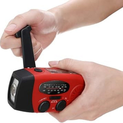 🎉 50% OFF NOW! 📻 Portable Solar & Hand Crank Emergency Radio – LED Light & NOAA ✨
