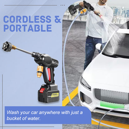 ❄️Summerfresh 50% OFF!💦Wireless Portable Car Washer – 30 BAR of Powerful Cleaning Anywhere!