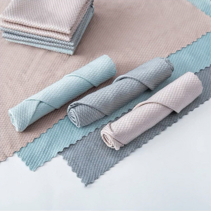 📢📢Buy 2 Get 1 Free !! ⏰Fish scale rag towel