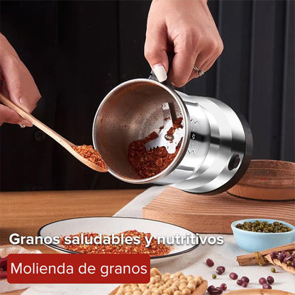 🌶️⚡ 50% Off! Multifunctional Electric Grinder—for spices, coffee, herbs, and nuts—stainless steel blades, one-touch grinding ✨