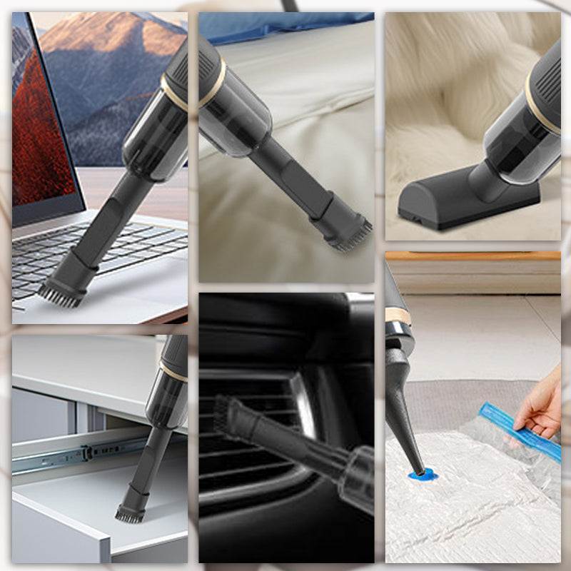 Multi-Function Wireless Handheld Car Vacuum Cleaner Set