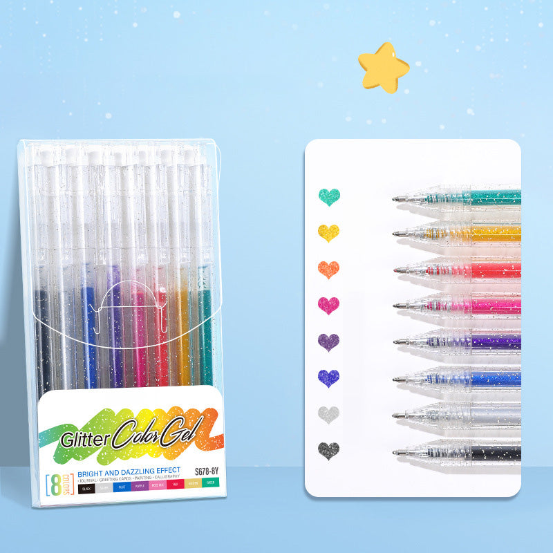 🔥LAST DAY SALE ONLY $9.99!!✨50K+ SOLD!🎁Glitter Gel Pen Set