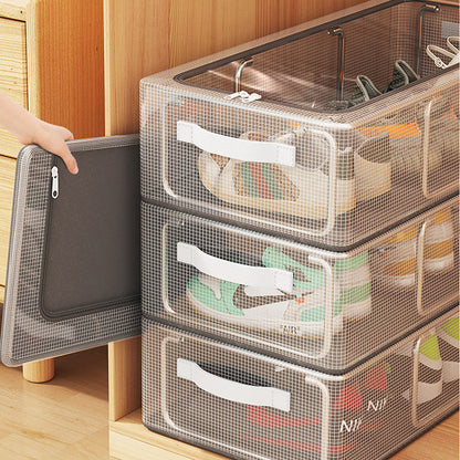 🔥🎁 New Arrival: 50% Off 🔥 PVC Shoe Box — Waterproof & Foldable
