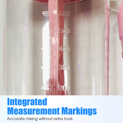 🥧Pancake Batter Dispenser with Stirrer & Measuring Marks