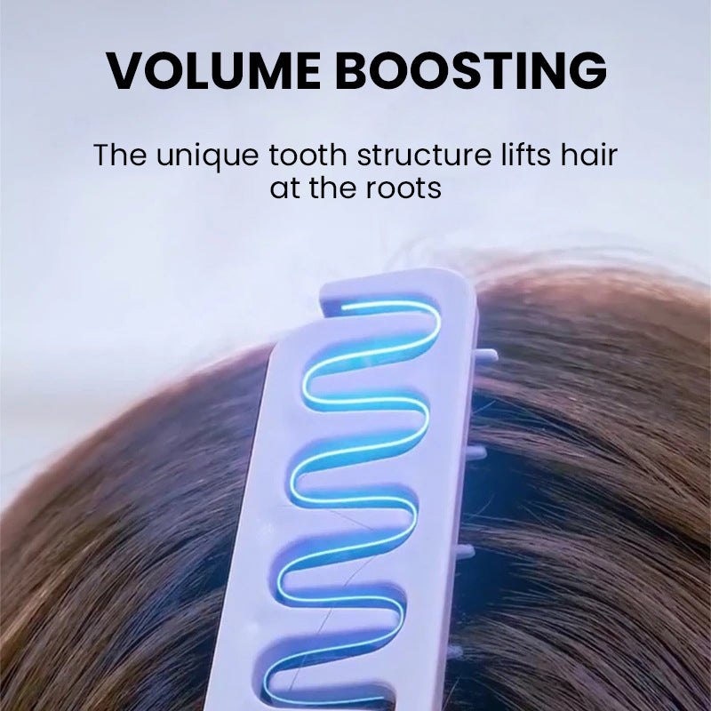 Wide-tooth volumizing comb – Professional styling comb for men and wome