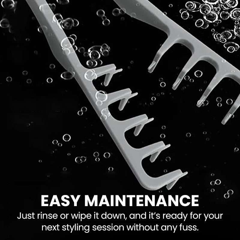 Wide-tooth volumizing comb – Professional styling comb for men and wome