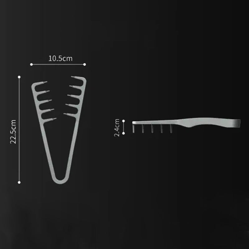 Wide-tooth volumizing comb – Professional styling comb for men and wome