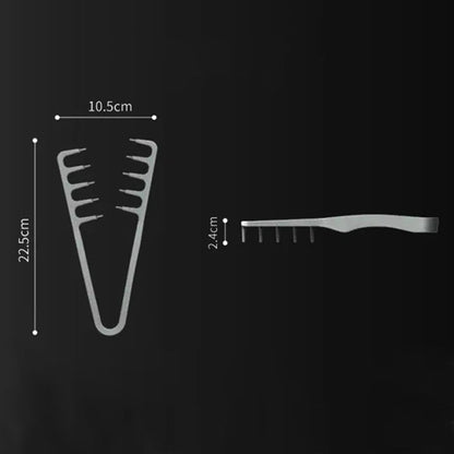 Wide-tooth volumizing comb – Professional styling comb for men and wome