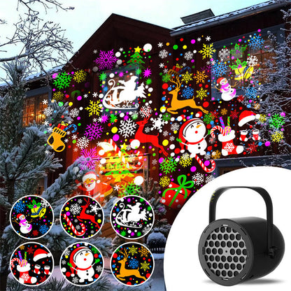 📢📢50 % OFF !!🎅【🎁Best Christmas Gift🎁】🎄16-Pattern USB Christmas Projector Light